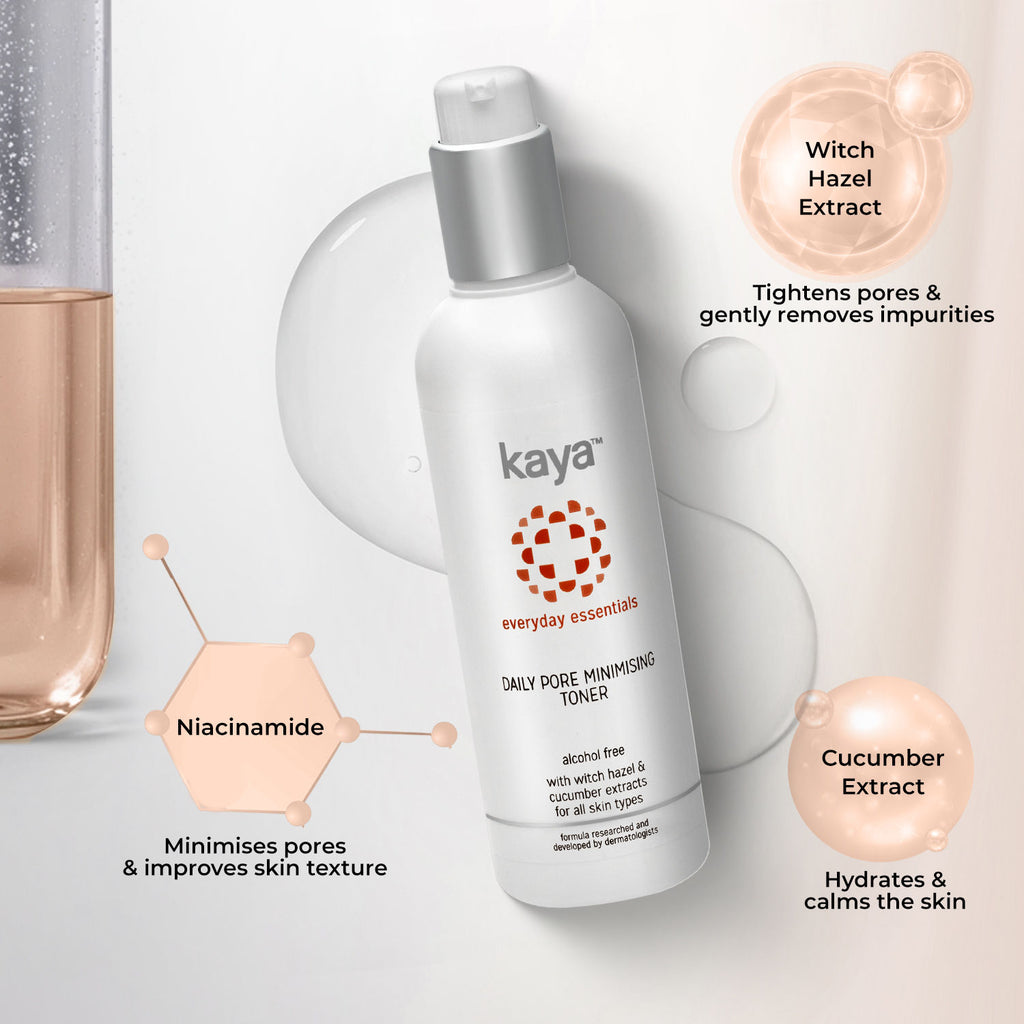 Daily Pore Minimising Toner, with Witch Hazel & Cucumber extract for all skin types