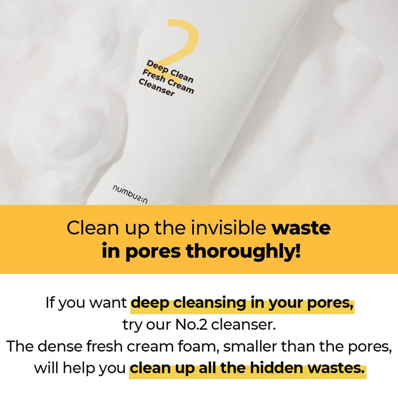 No.2 Deep Clean Fresh Cream Cleanser