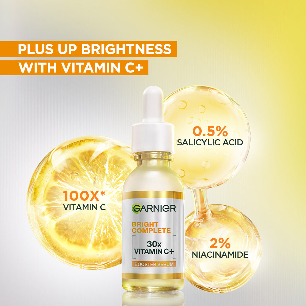 Vitamin C + Face Serum for Skin Brightening with 2% Niacinamide & 0.5% Salicylic Acid