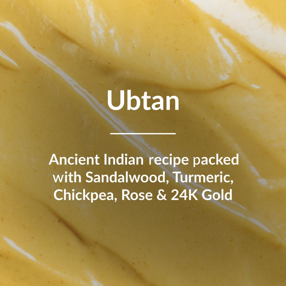 Ubtan De-Tan Radiance Face Scrub ,Infused with 24K Gold For Gentle Exfoliation