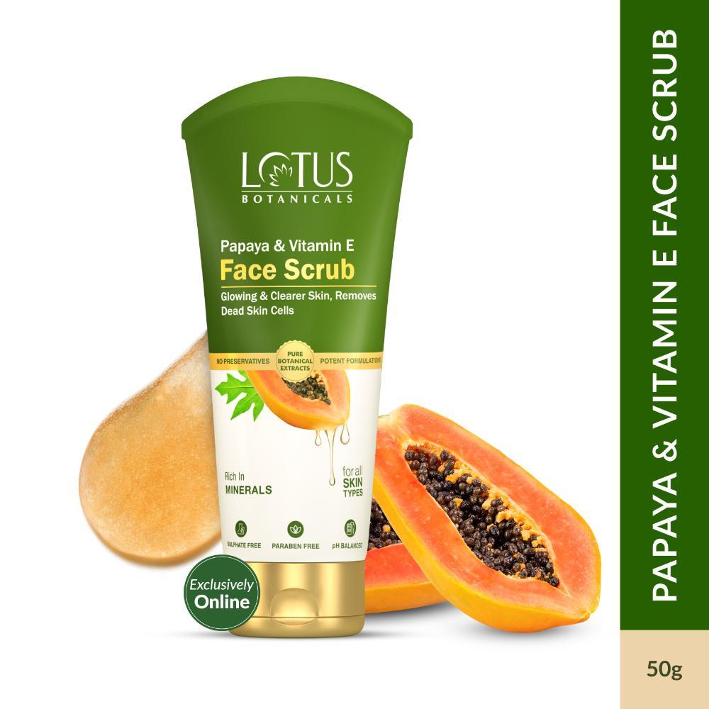Papaya & Vitamin E Face Scrub