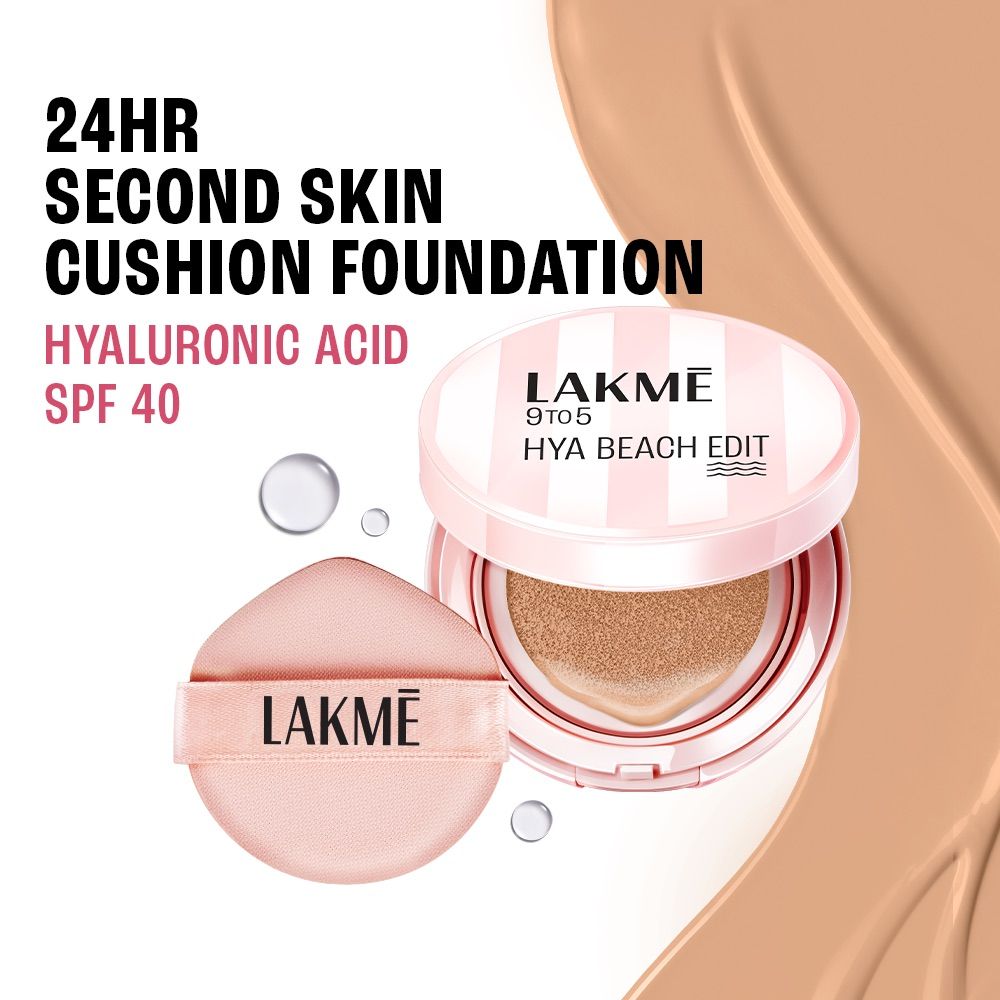 9to5 Hya Beach Edit Cushion Foundation, SPF 40, Hydrating Matte, C 100 - Warm Neutral