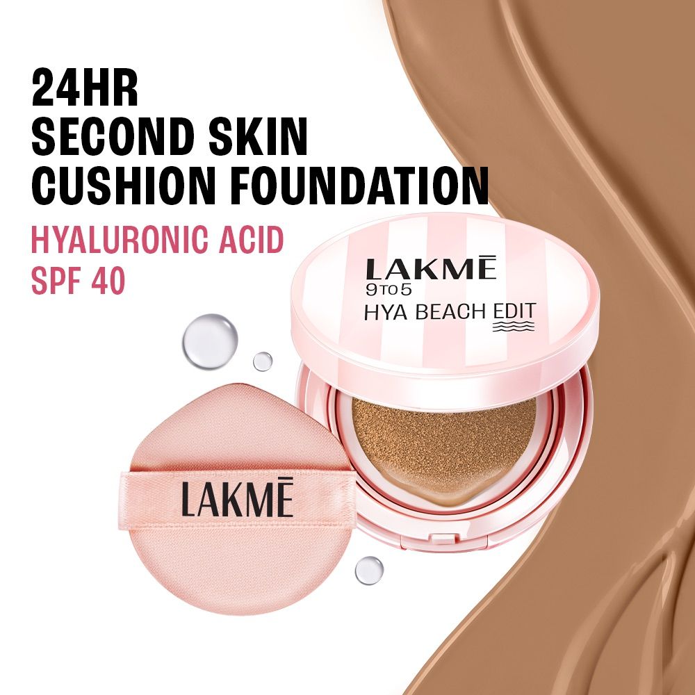 9to5 Hya Beach Edit Cushion Foundation, SPF 40, Hydrating Matte, C 100 - Cool Tan