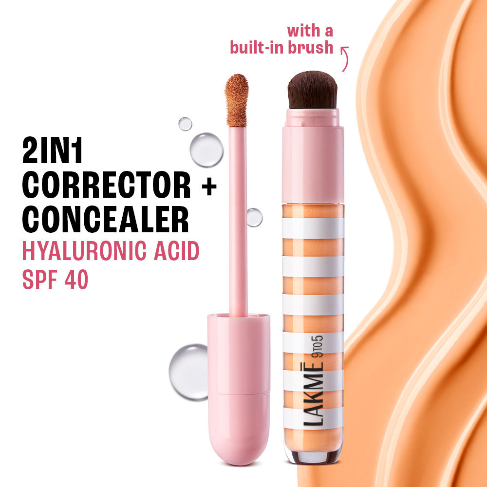 9to5 Hya Beach Edit Color Correcting Concealer, SPF 40, Buildable Matte - Medium Tan 3