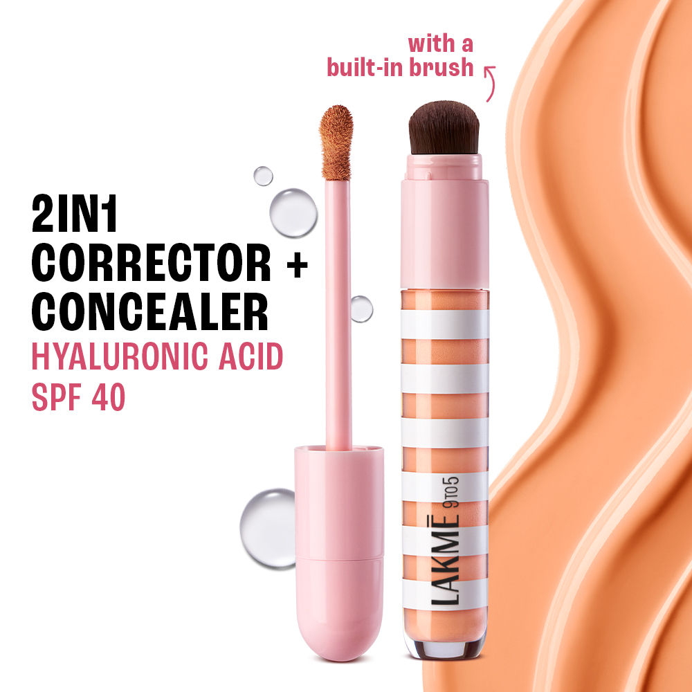 9to5 Hya Beach Edit Color Correcting Concealer, SPF 40, Buildable Matte - Tan Deep 4