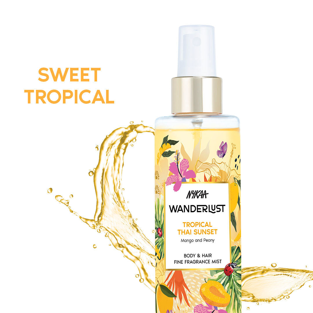 Nykaa Wanderlust Mist for Body & Hair - Tropical Thai Sunset