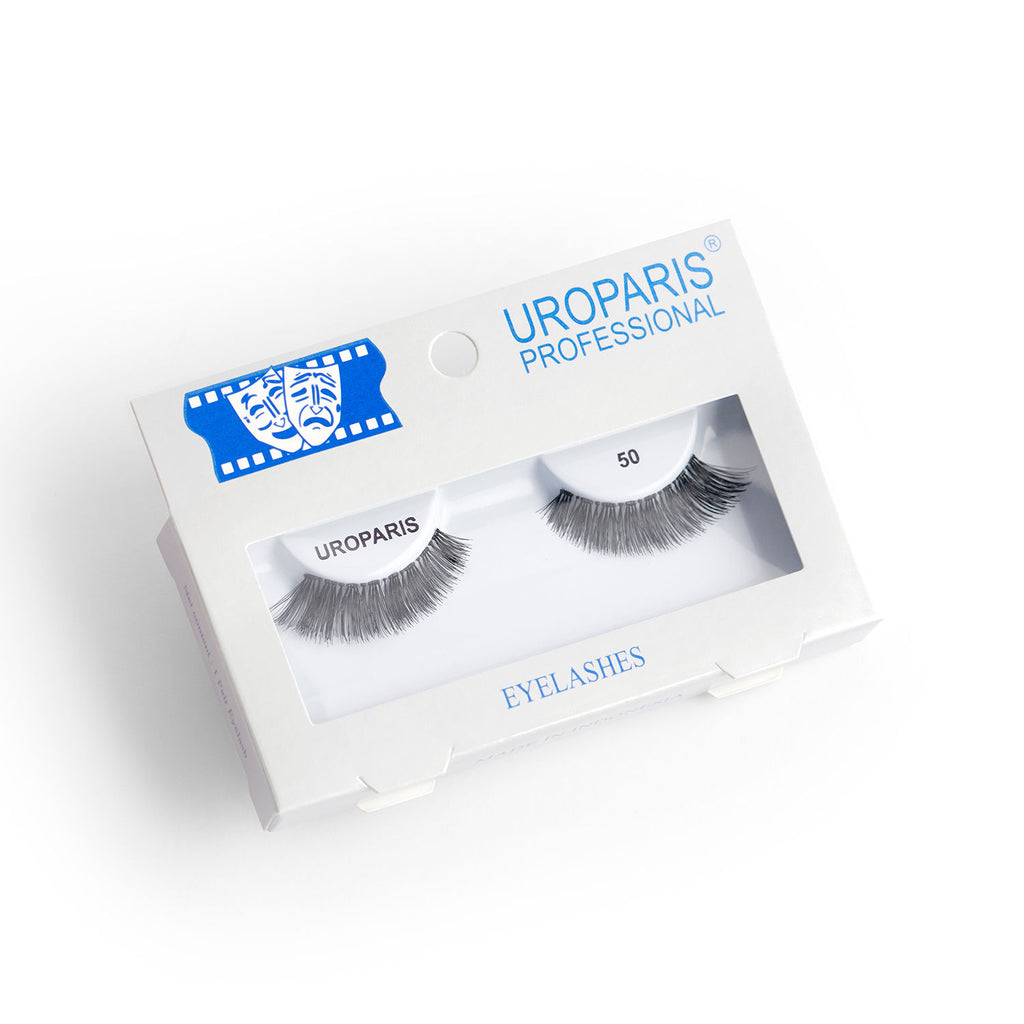 Human Hair Eyelashes - 50 / BLACK