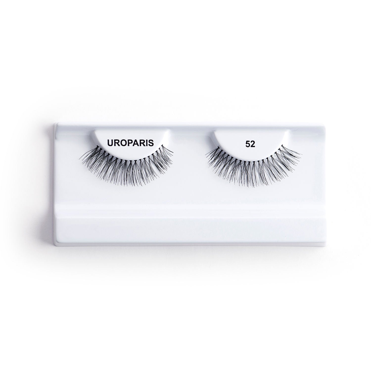 Human Hair Eyelashes - 52 / BLACK