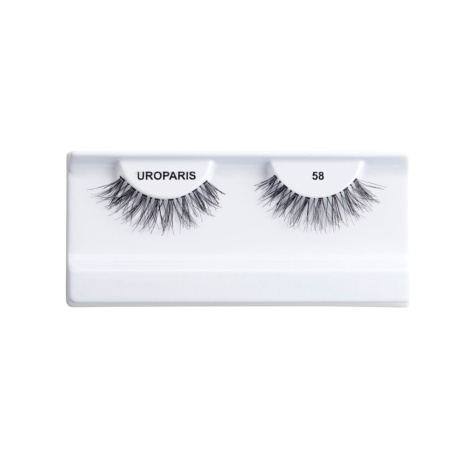 Human Hair Eyelashes - 58 / BLACK