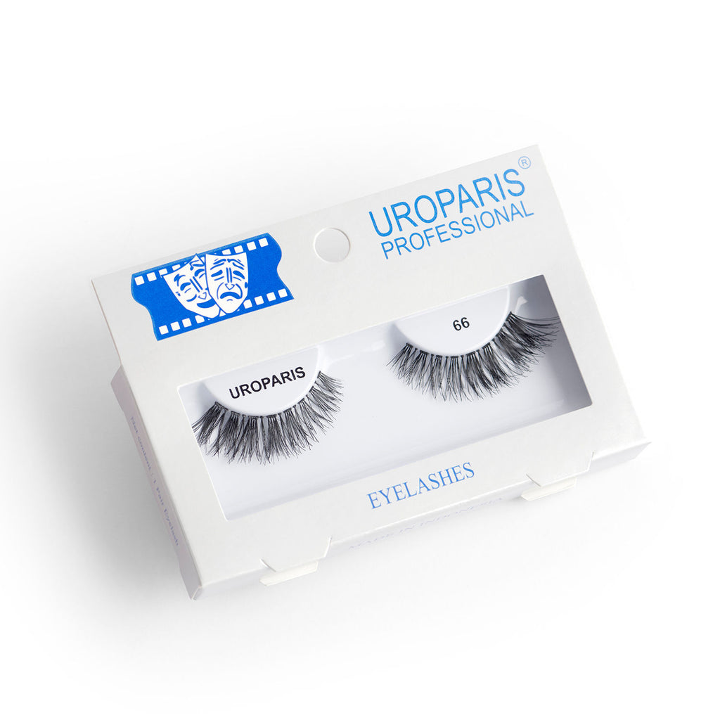 Human Hair Eyelashes - 66 / BLACK