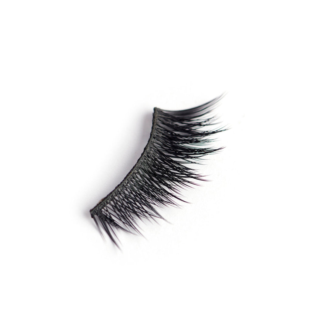 Human Hair Eyelashes - PRO 80 / BLACK FINE SYNTHETIC FIBER