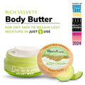 Organic Moisturizing Melon Body Butter For Dry Skin with Ceramides|Body Butter for Women&Men