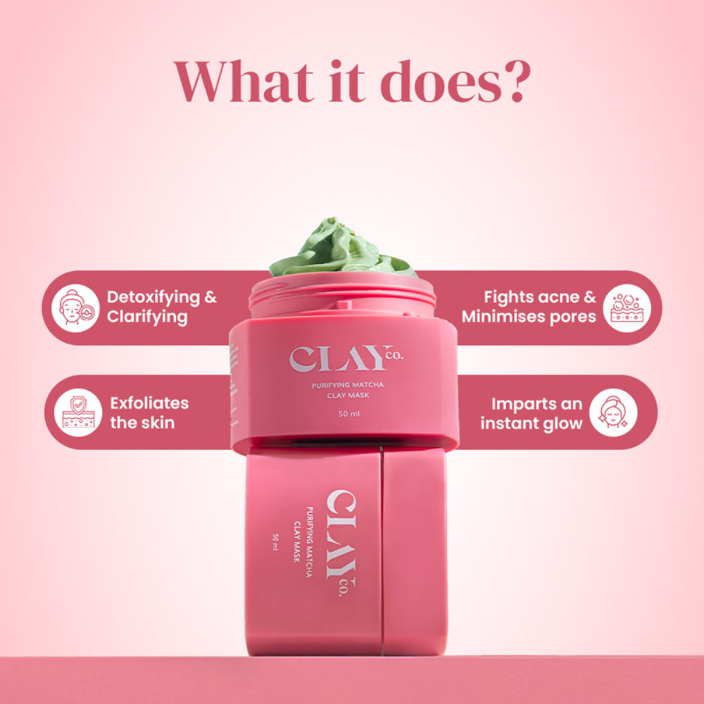 Purifying Matcha Clay Mask - Reduce Acne, Hydrate & Unclog Pores