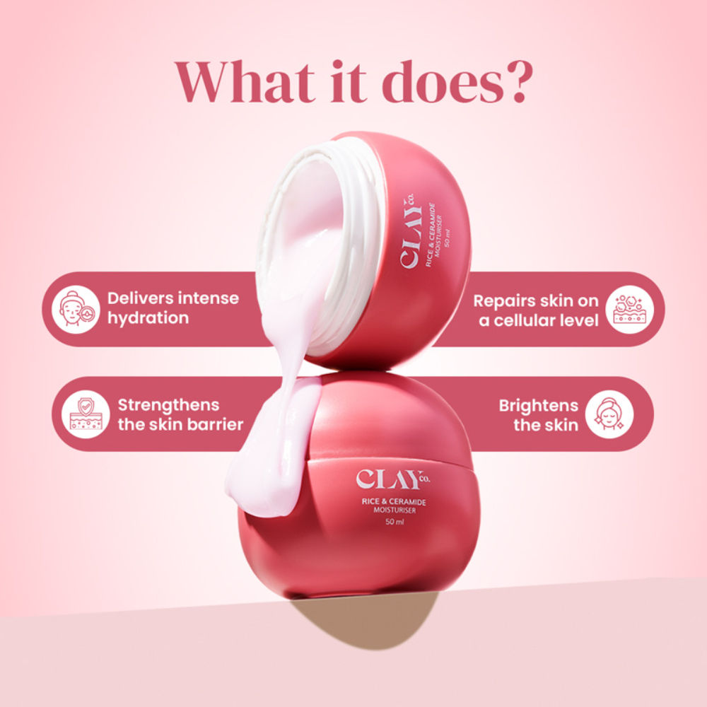 Rice & Ceramide Moisturiser With Exosomes, Vitamin B12 & CICA For Barrier Repair & Glow
