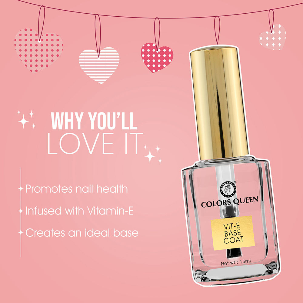 Vitamin E Base Coat Nail Enamel