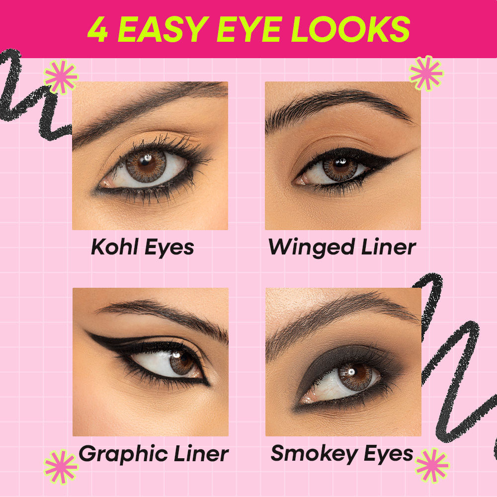 Xtreme Impact Upto 36 Hour Long Stay Smudge & Water Resistant Kajal Eyeliner