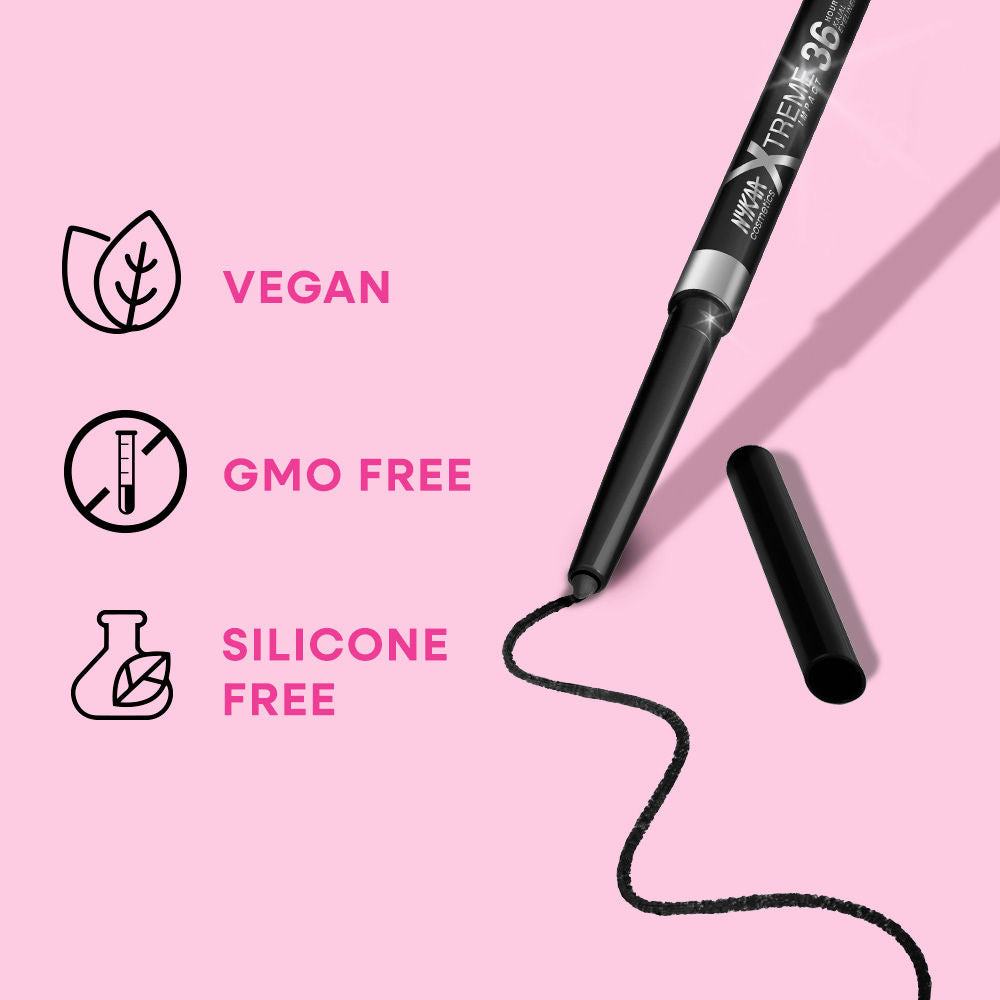 Xtreme Impact Upto 36 Hour Long Stay Smudge & Water Resistant Kajal Eyeliner