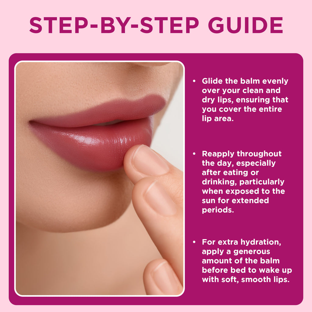 Beetroot Tinted Lip Balm SPF 30 PA++ with Ceramide & Kojic Acid for Brighten Dark Lips
