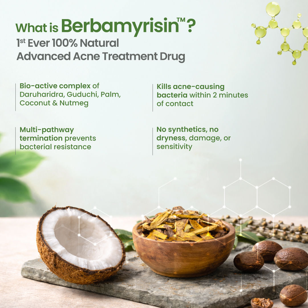 Anti-Acne Neem Berbamyrisin Tikta Face Wash
