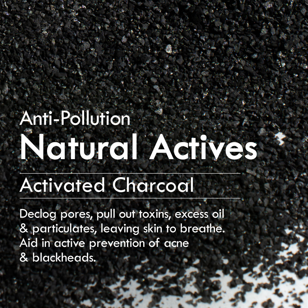Tikta Roasted Chicory Face Wash (Gel) for Men, Activated Charcoal Face Wash for Skin Detox