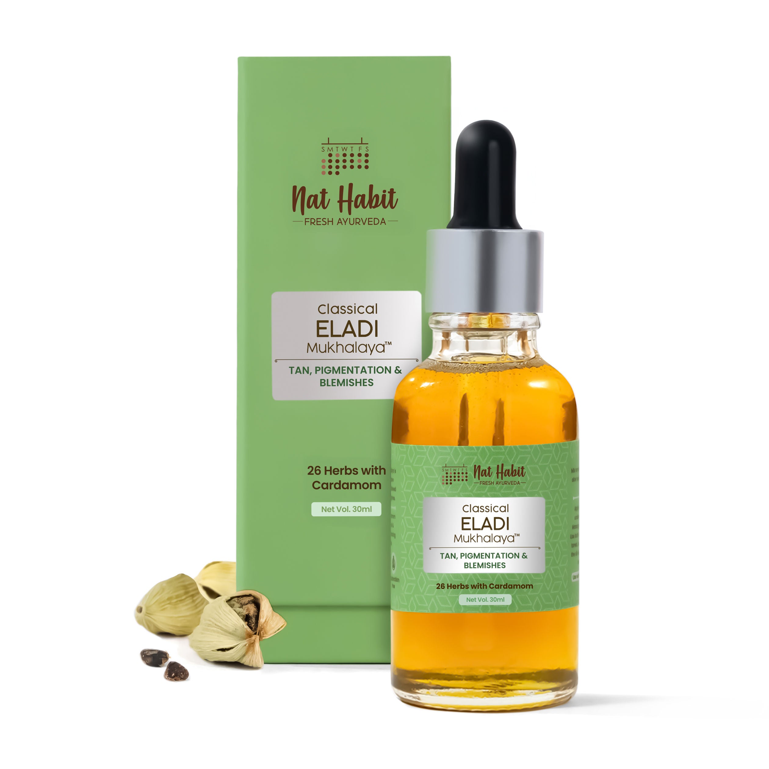 Classical Eladi Mukhalaya Face Oil, Tailam For Tan & Pigmentgation with Taila-Paka Process