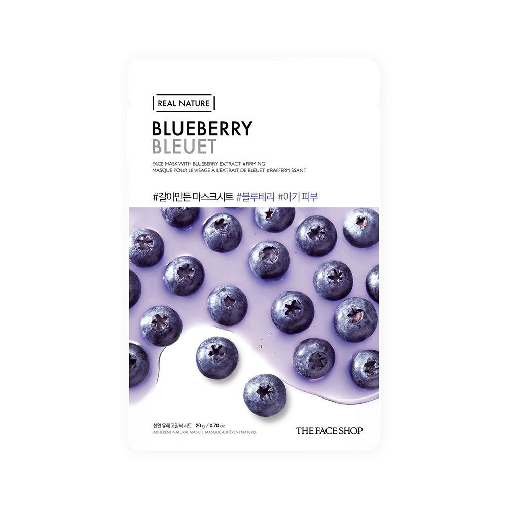 Real Nature Face Mask - Blueberry
