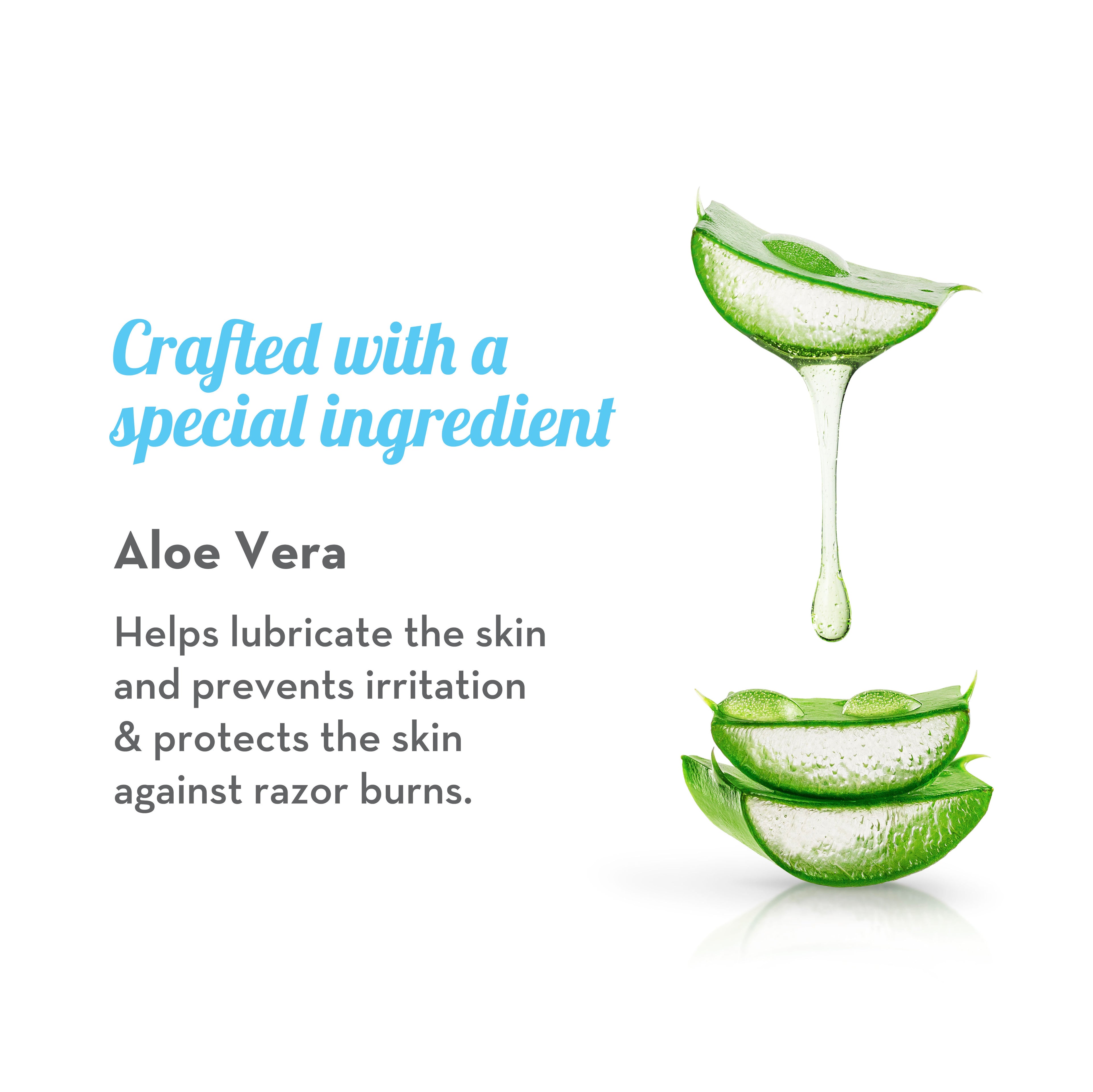 After Shave Gel For Women With Aloe Vera Extract