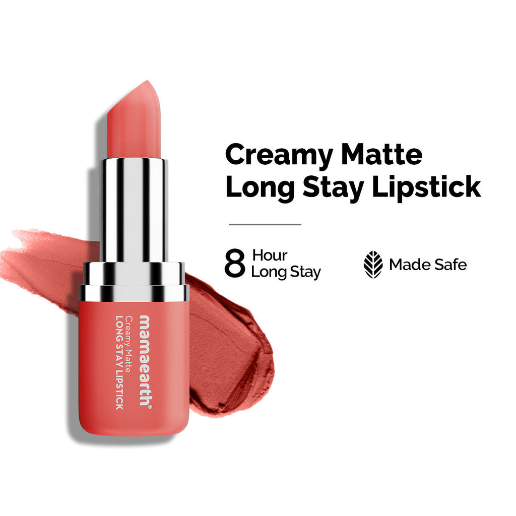 Creamy Matte Long Stay Lipstick - Coral Bloom