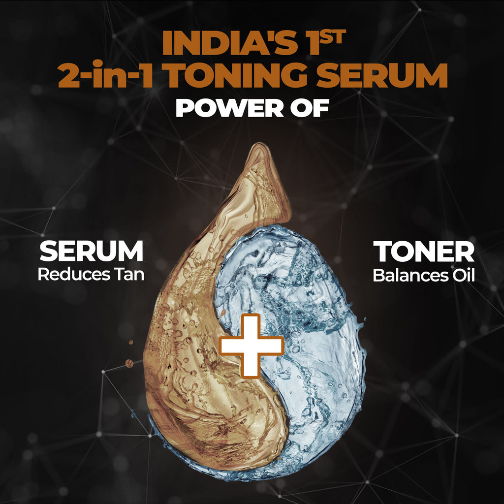 2-in-1 Detan Toner + Serum For Men