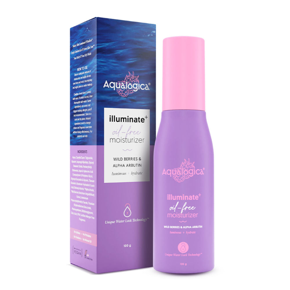 IIIuminate + Oil Free Moisturizer with Wild Berries & Alpha Arbutin