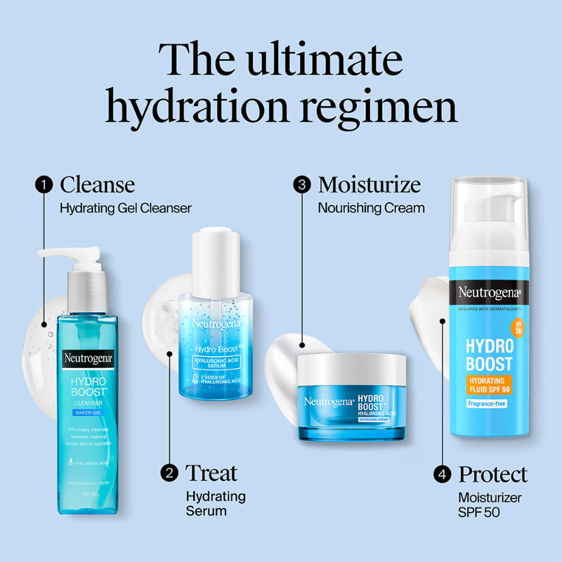 Hydro Boost Nourishing Cream Moisturizer with Hyaluronic Acid + Ceramides For Dry Skin