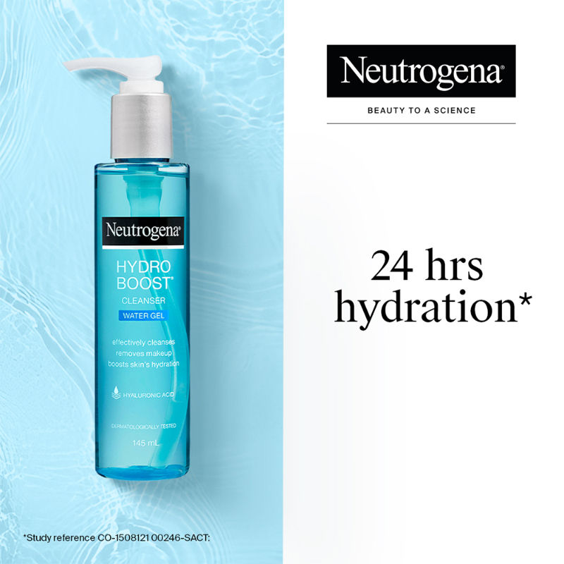 Hydro Boost Cleanser Water Gel Face Wash with Hyaluronic Acid for Normal & Sensitive Skin