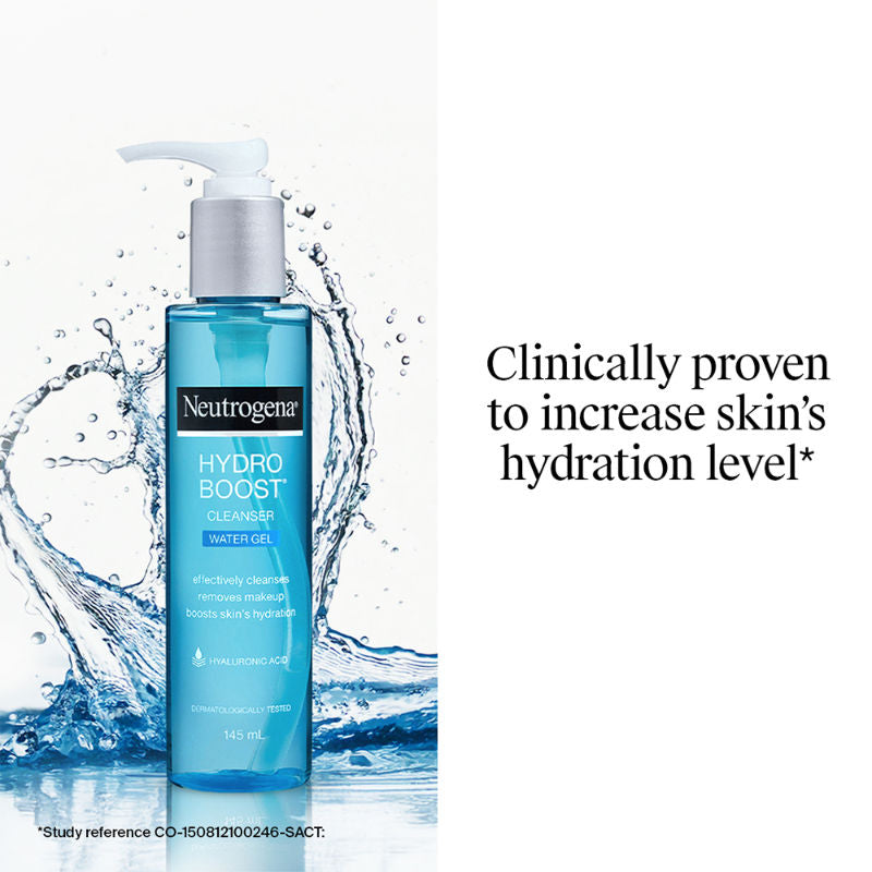 Hydro Boost Cleanser Water Gel Face Wash with Hyaluronic Acid for Normal & Sensitive Skin