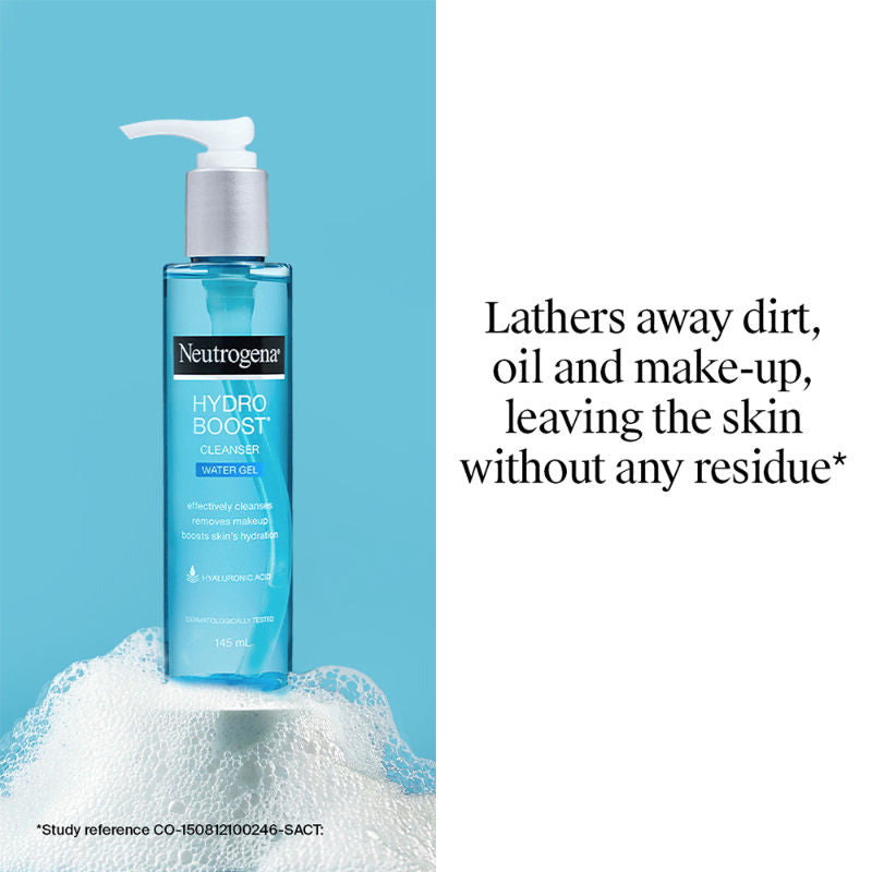 Hydro Boost Cleanser Water Gel Face Wash with Hyaluronic Acid for Normal & Sensitive Skin