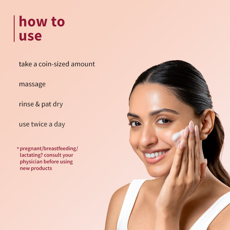 Saffron & Papaya Glow Bright Gel Face Wash For Daily Use - Fights Dullness & Evens Skin Tone