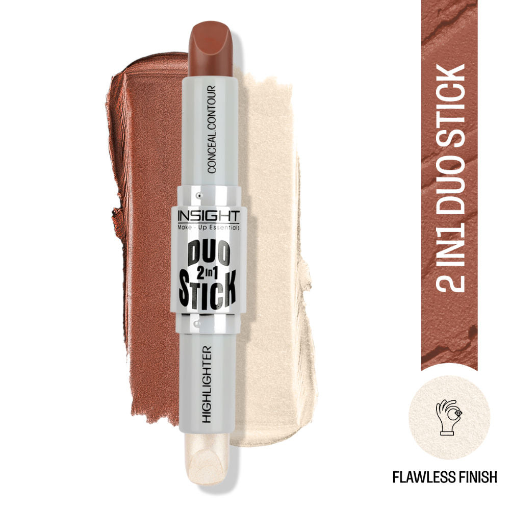 Duo Stick 2 In 1 Contour & Highlighter, Crease Resistant, Long Wear