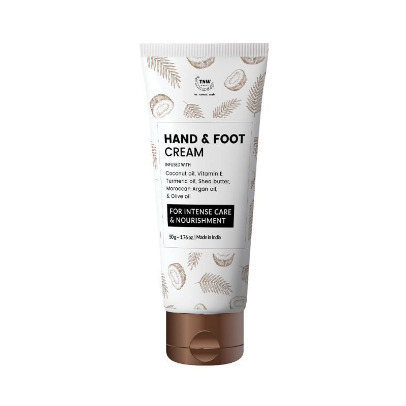 Coconut Hand & Foot Cream For Super Soft and Moisturized Skin - Non- sticky