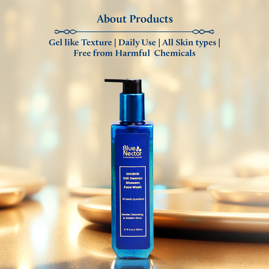 24K Gold Swaran Bhasam Face Wash Ayurvedic Cleanser