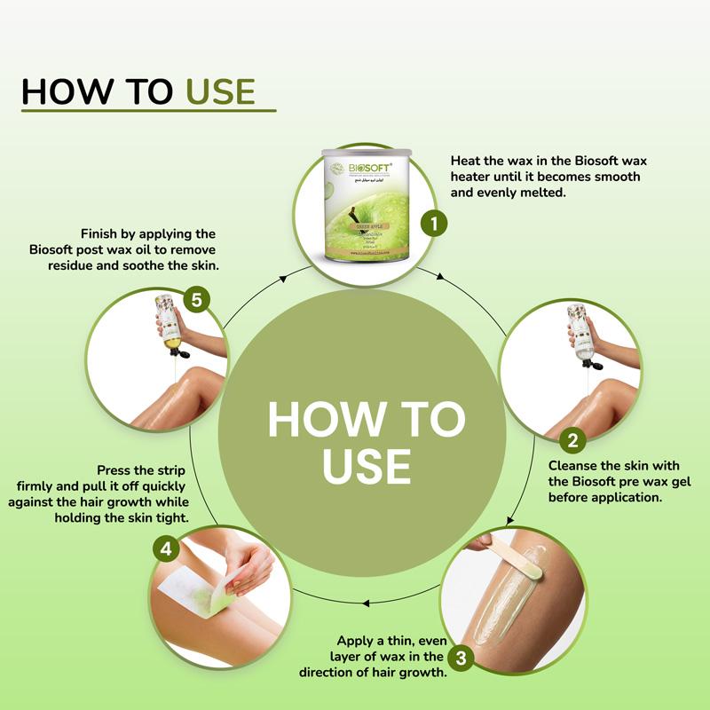 Liposoluble Green Apple Cream Wax