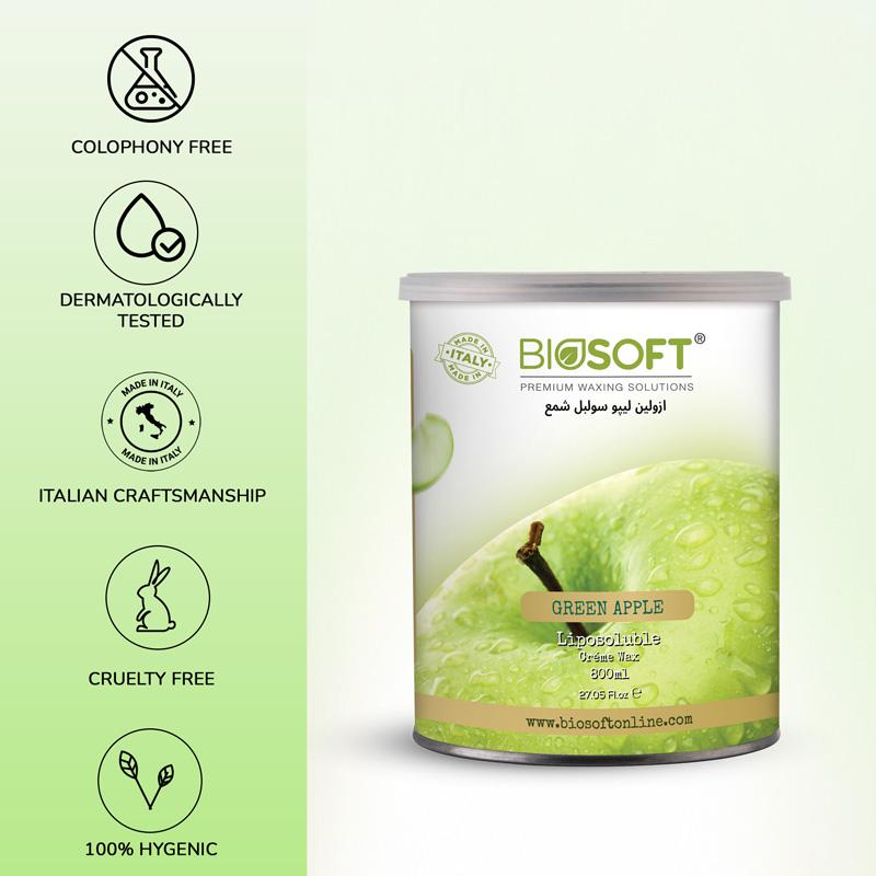 Liposoluble Green Apple Cream Wax