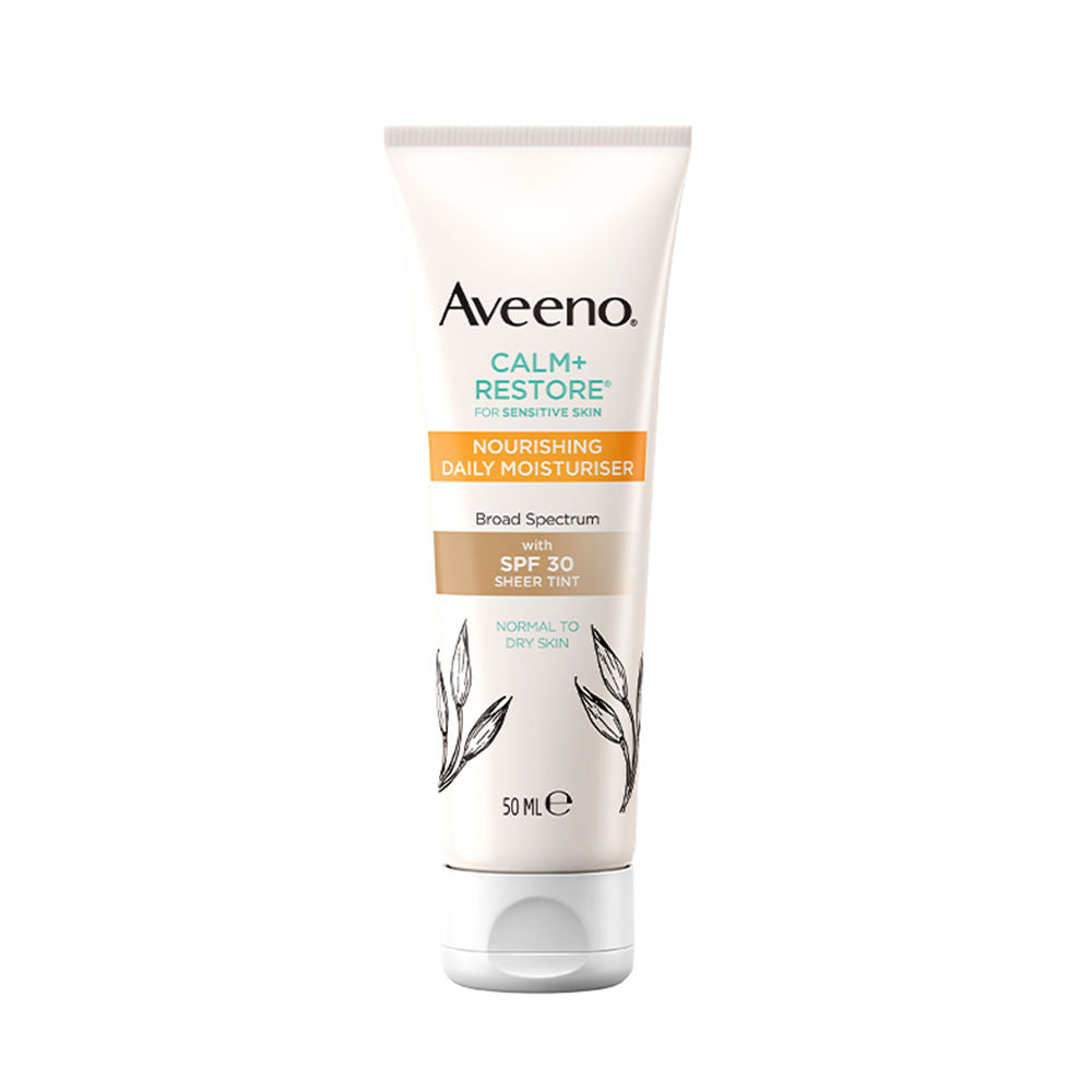 Calm + Restore Tinted Moisturizer Sunscreen SPF30 Dry Sensitive Skin Dermat Recommended