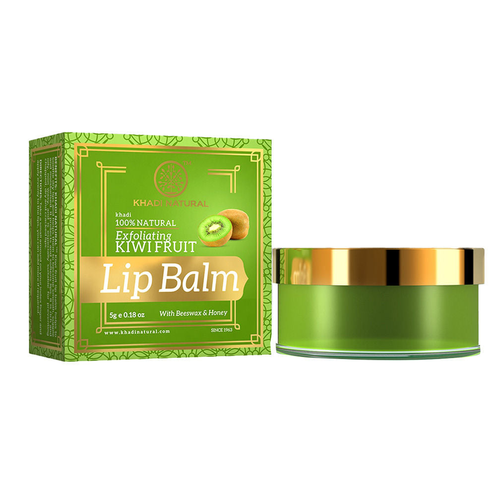 Kiwi Fruit Lip Balm With Beewax & Honey Moisturized & Soften Lips