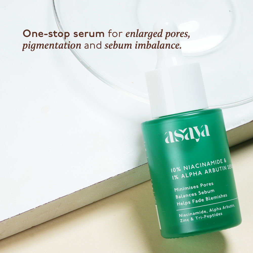 10% Niacinamide Face Serum with Alpha Arbutin & Zinc PCA for Acne Marks Dark Spots & Even Tone