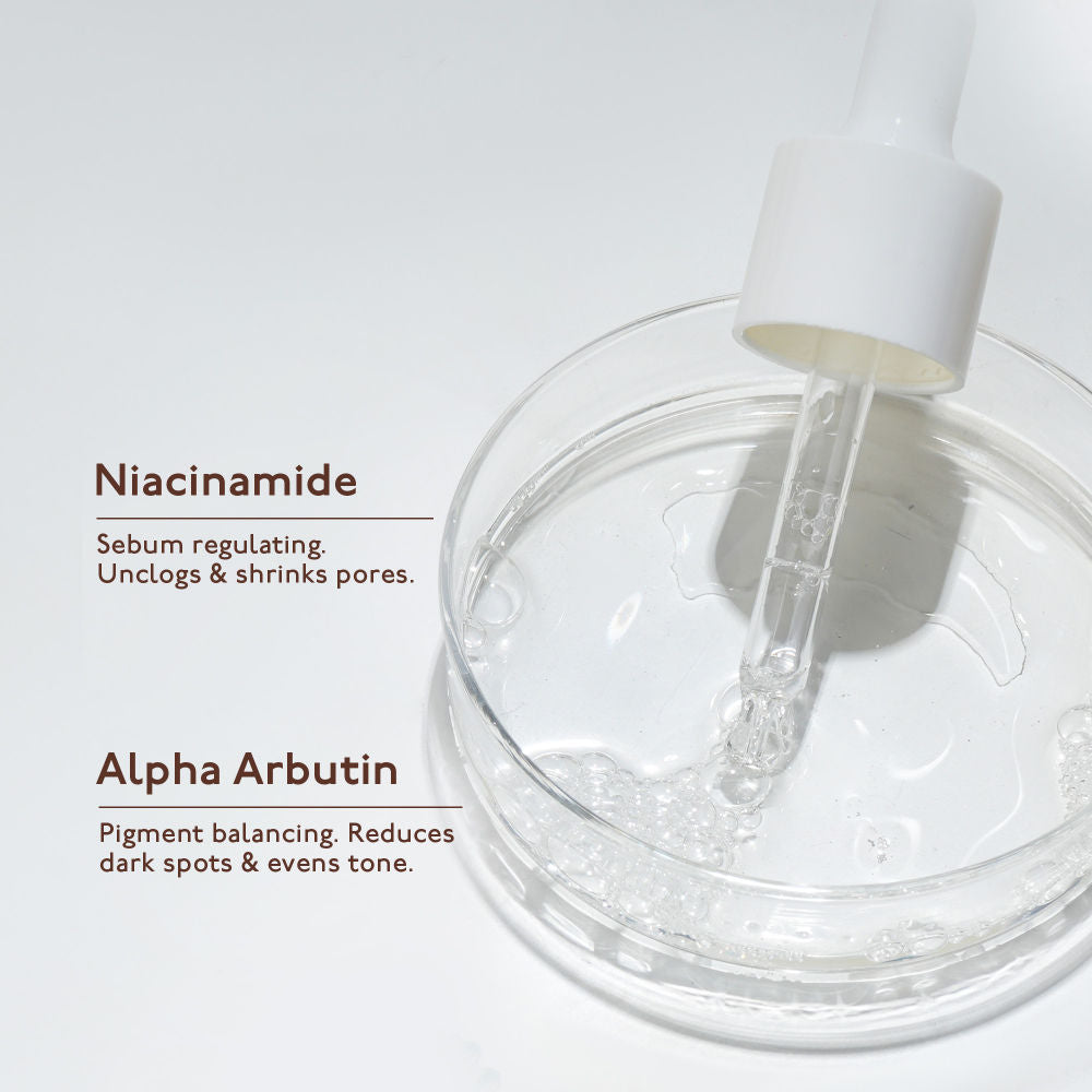 10% Niacinamide Face Serum with Alpha Arbutin & Zinc PCA for Acne Marks Dark Spots & Even Tone