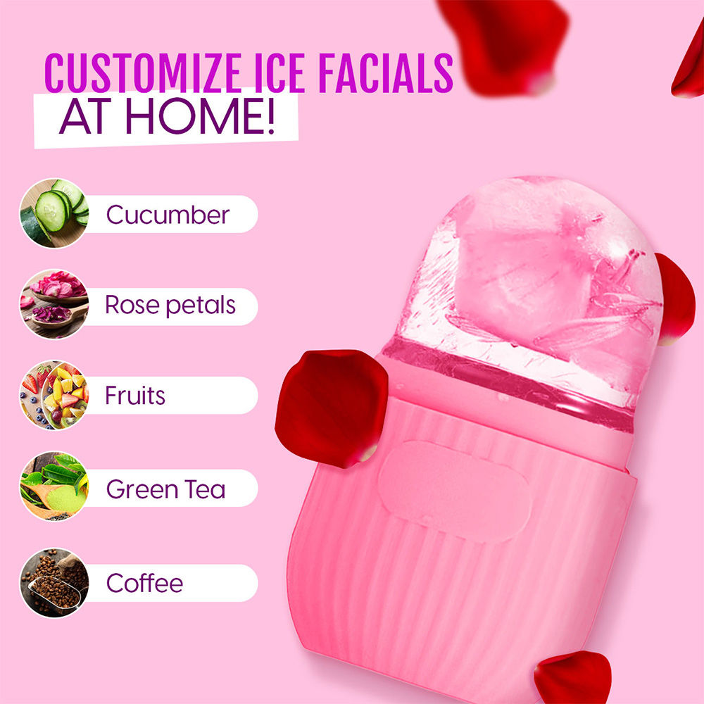 Facial Ice Roller Silicone Ice Mold Face Massager