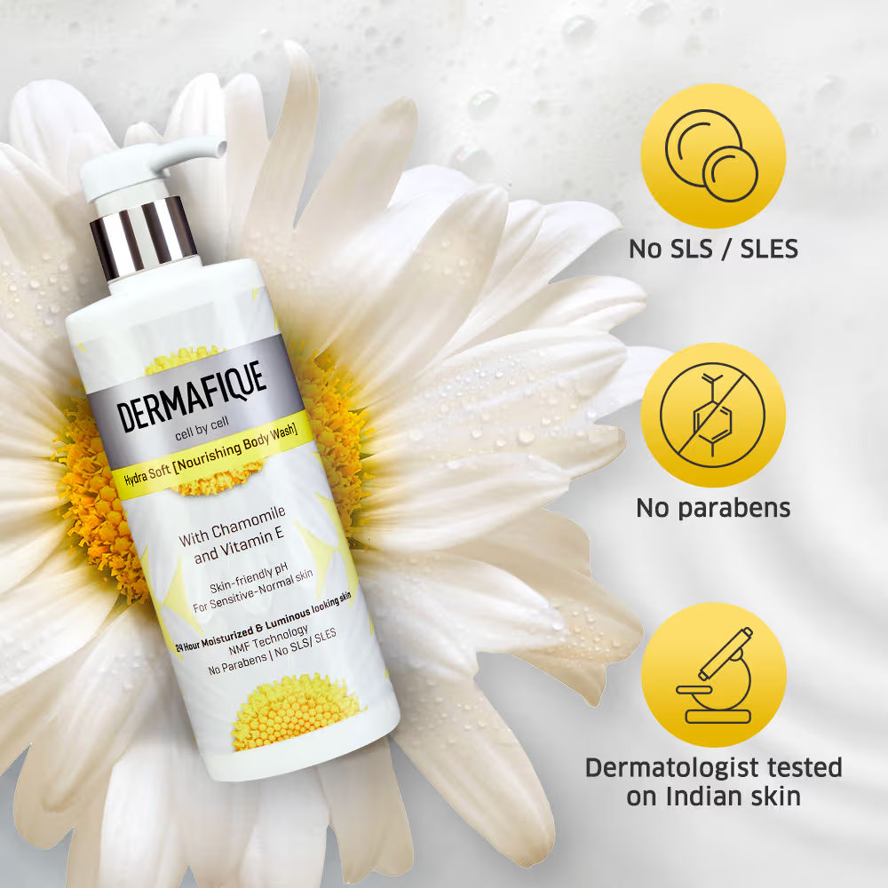 Hydra Soft BodyWash, 24hr Moisturization, Clinically Tested on Indian Skin