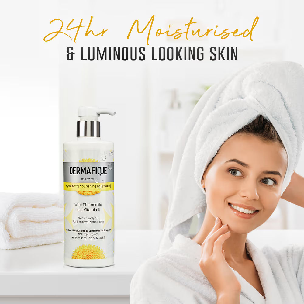 Hydra Soft BodyWash, 24hr Moisturization, Clinically Tested on Indian Skin