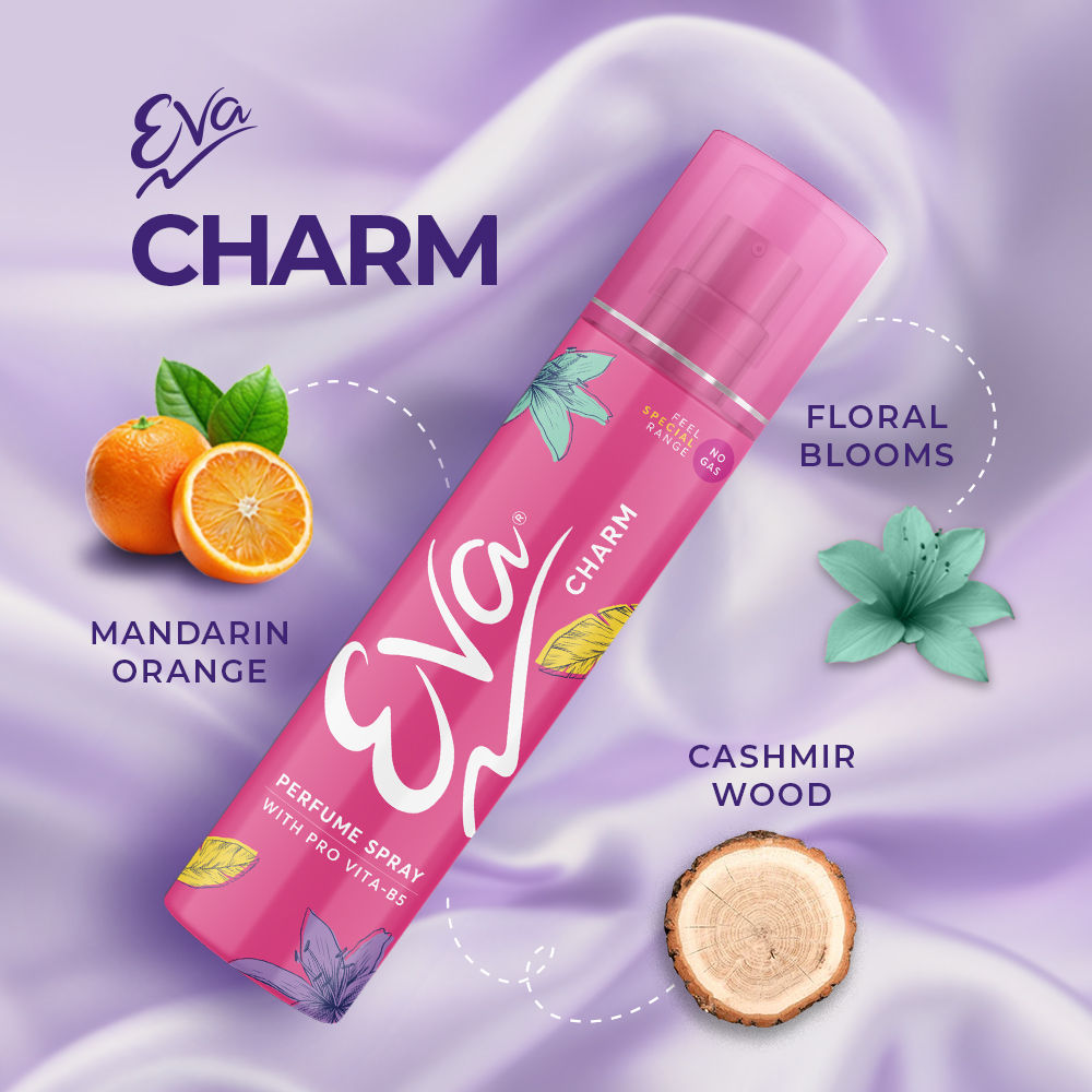 Charm No Gas Orange & Cashmirwood Perfume Spray For Women