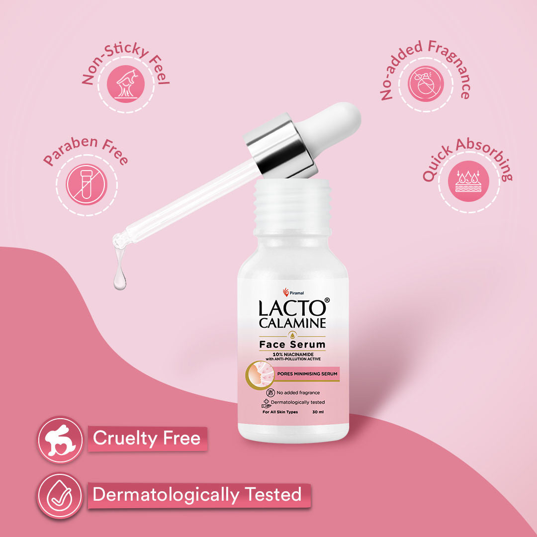 10% Niacinamide Face Serum, Non Sticky To Minimise Pores & Fade Pigmentation
