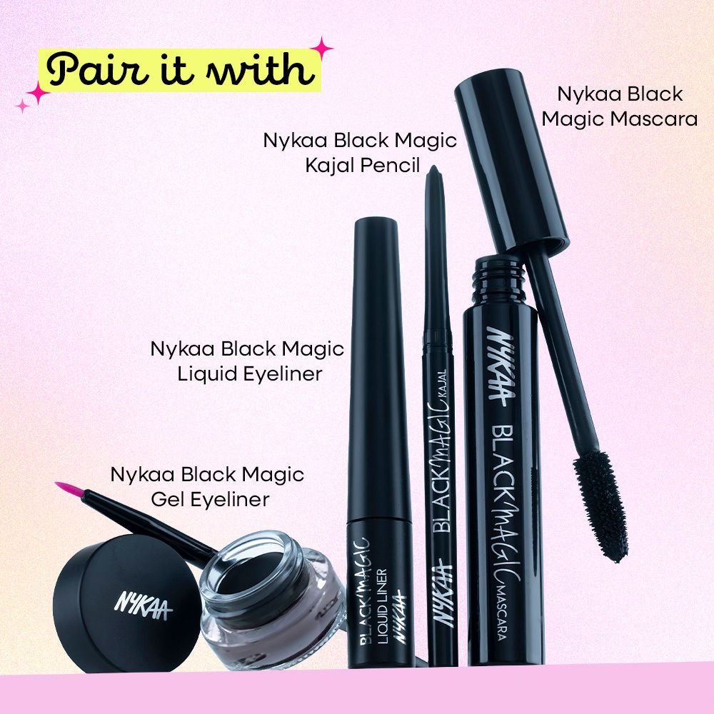 Nykaa Smudgeproof Kajal Eyeliner Pencil - Lasts Upto 24 Hours